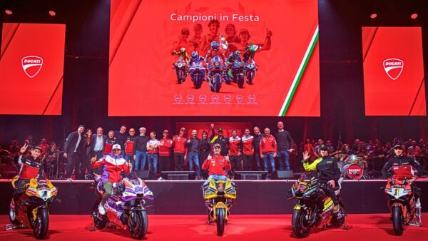 Ducati Unipol Arena in Bologna with the "Campioni in Festa" celebration